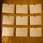 A six word story written on a notepad